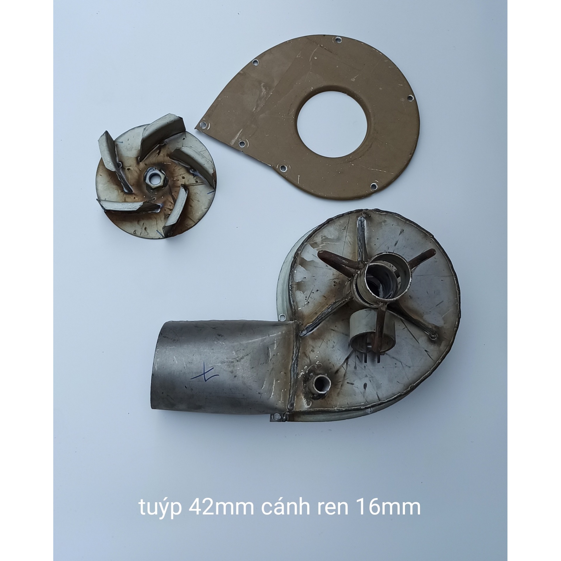 Đầu Bò Bơm Nước ( Tu Hít ) Phi 114mm Lắp Sắt Xi Đuôi Tôm Ống Tuýp 34mm và 42mm