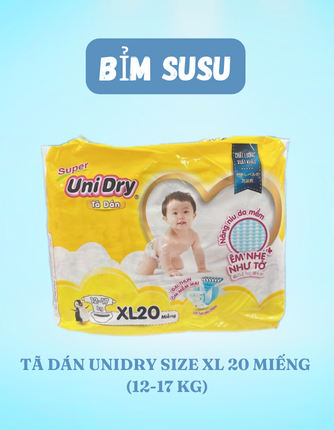 Tã dán unidry size xl 20 miếng