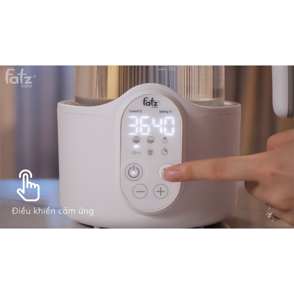 Máy đun và hâm nước pha sữa điện tử Fatzbaby QUICK 8 FB3525TN - Bảo hành 12 tháng