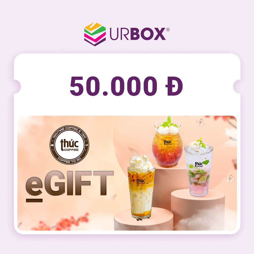 [Thức Coffee | UrBox] Evoucher mệnh giá 50,000đ