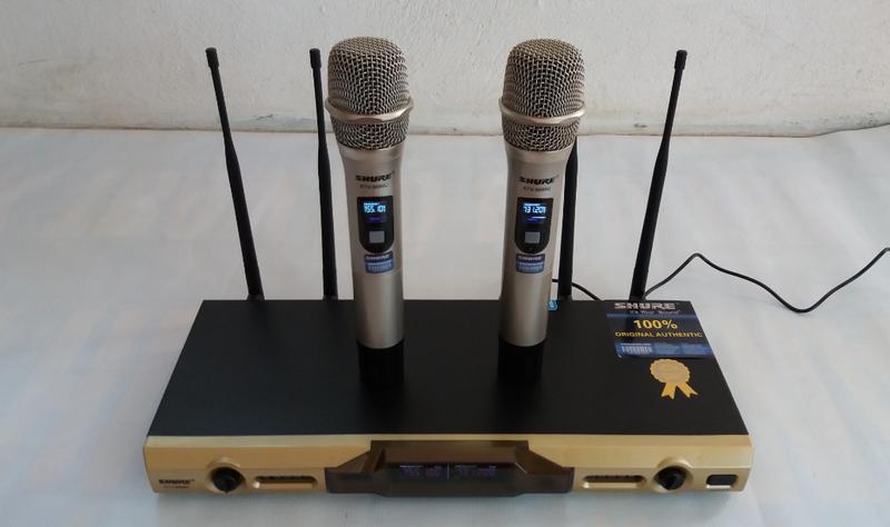 Micro shure ktv 9090u – micro không dây đúc nguyên chiếc - micro chất lượng tốt