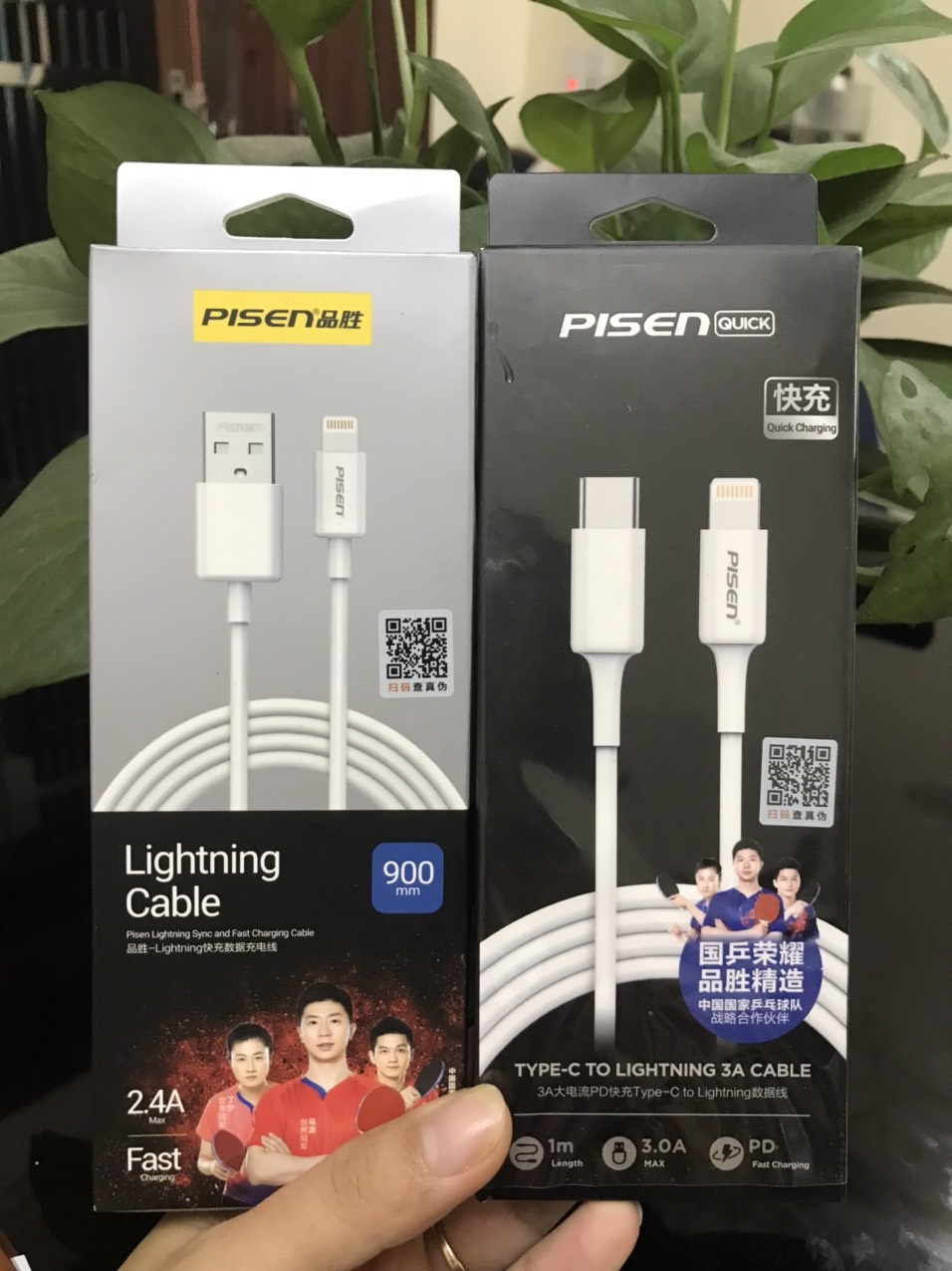 Dây sạc Pisen dùng cho iphone, ipad - hàng chính hãng