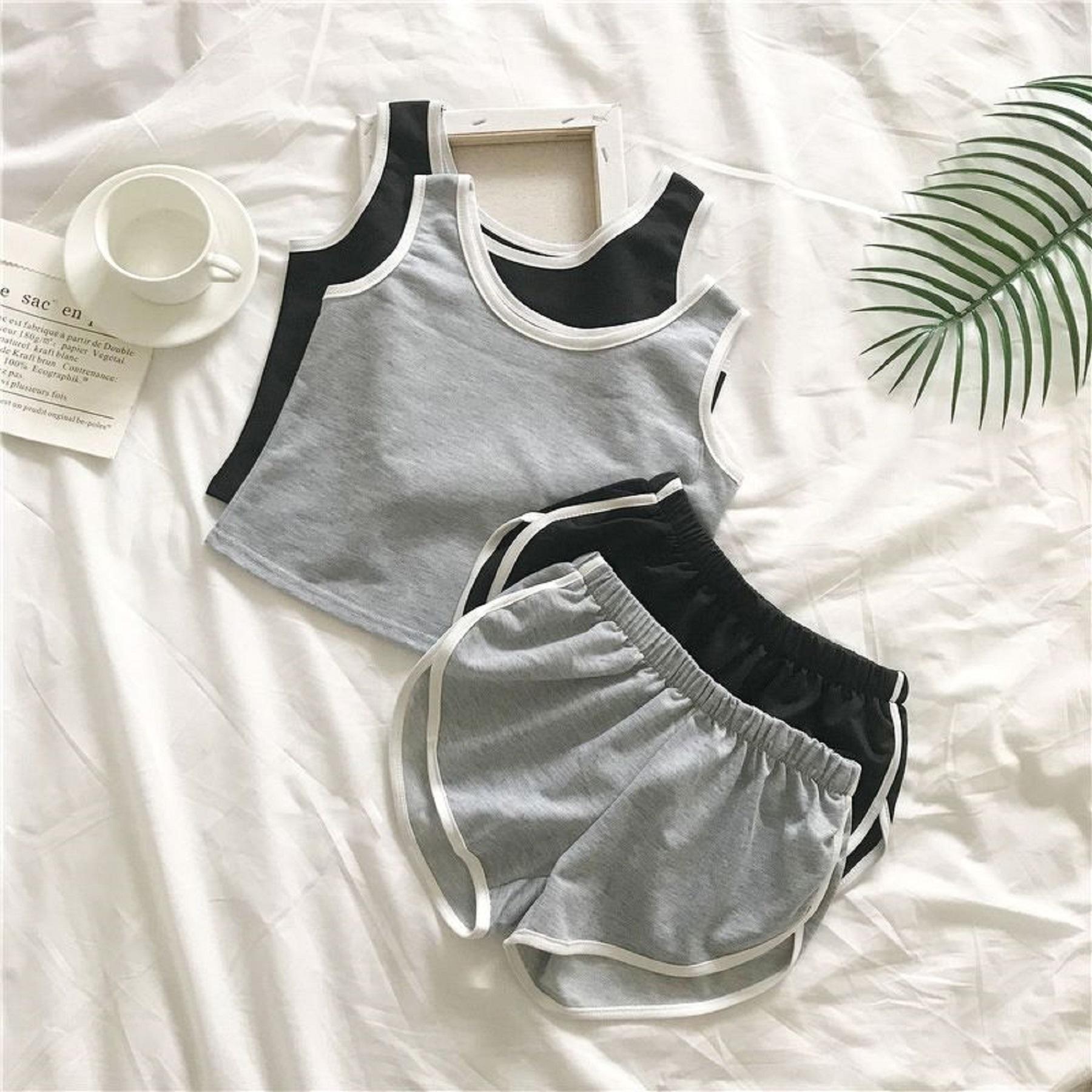 Bộ đồ tập Gym nữ 2 mảnh phong cách Hàn Quốc Ruby TB592