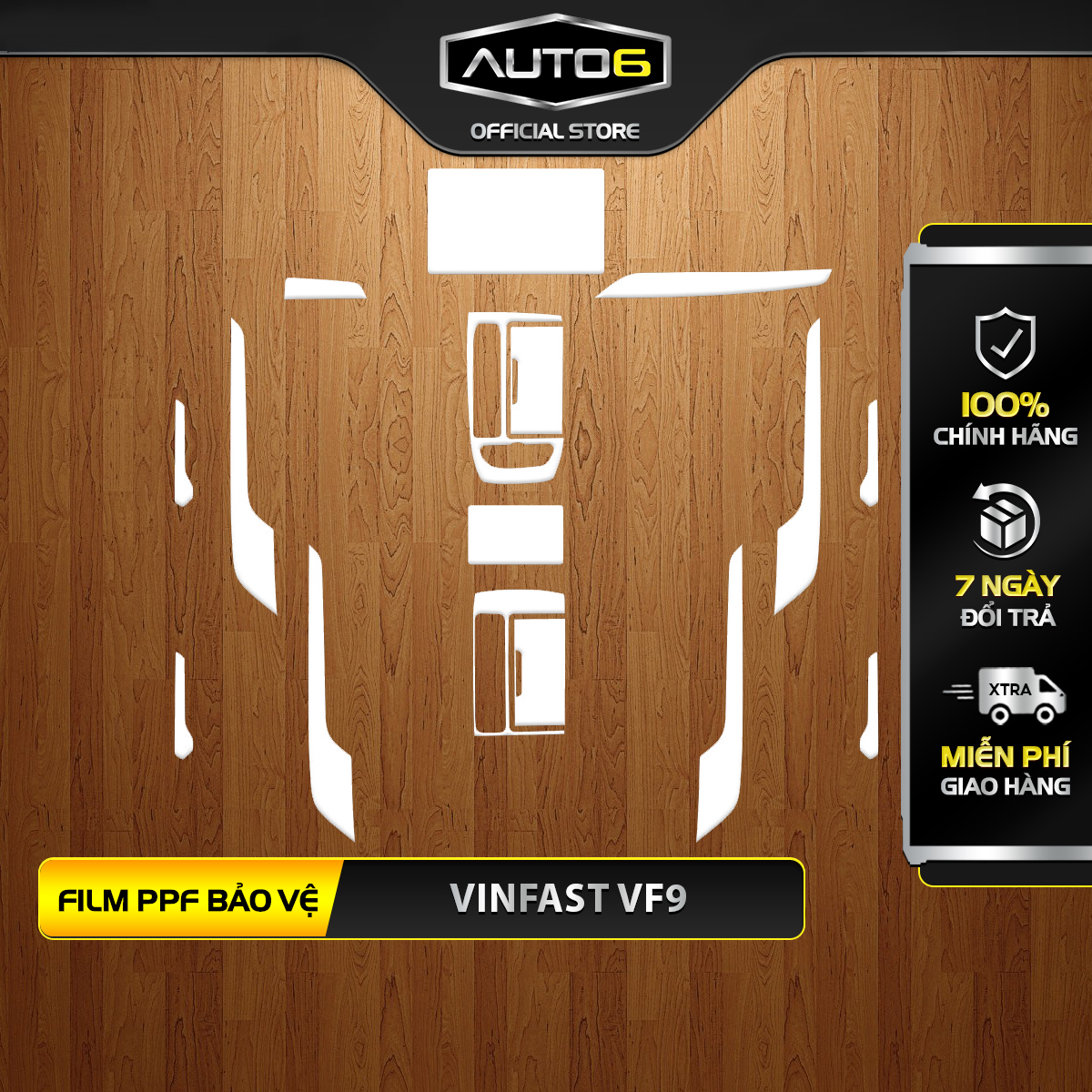 VINFAST VF9 - Film PPF dán chống xước nội thất ô tô