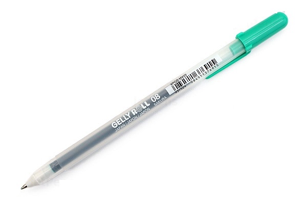 Bút gel Sakura Gelly Roll Classic - 0.6mm - Màu xanh lá