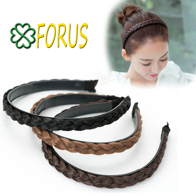 Băng đô tóc giả dầy 1cm bd04 😍freeship😍 tóc giả băng đô, băng đô cài tóc sỉ 15k
