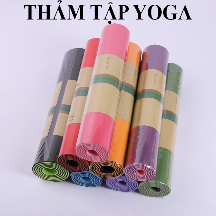 Thảm tập yoga thảm tập gym thảm yoga chống trượt dày 6mm siêu bền - ULIQNO