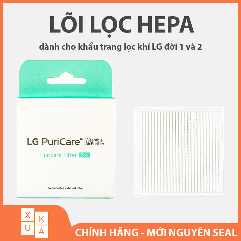 Màng lọc HEPA dành cho khẩu trang lọc khí LG Wereable Puricare Gen 1 và 2