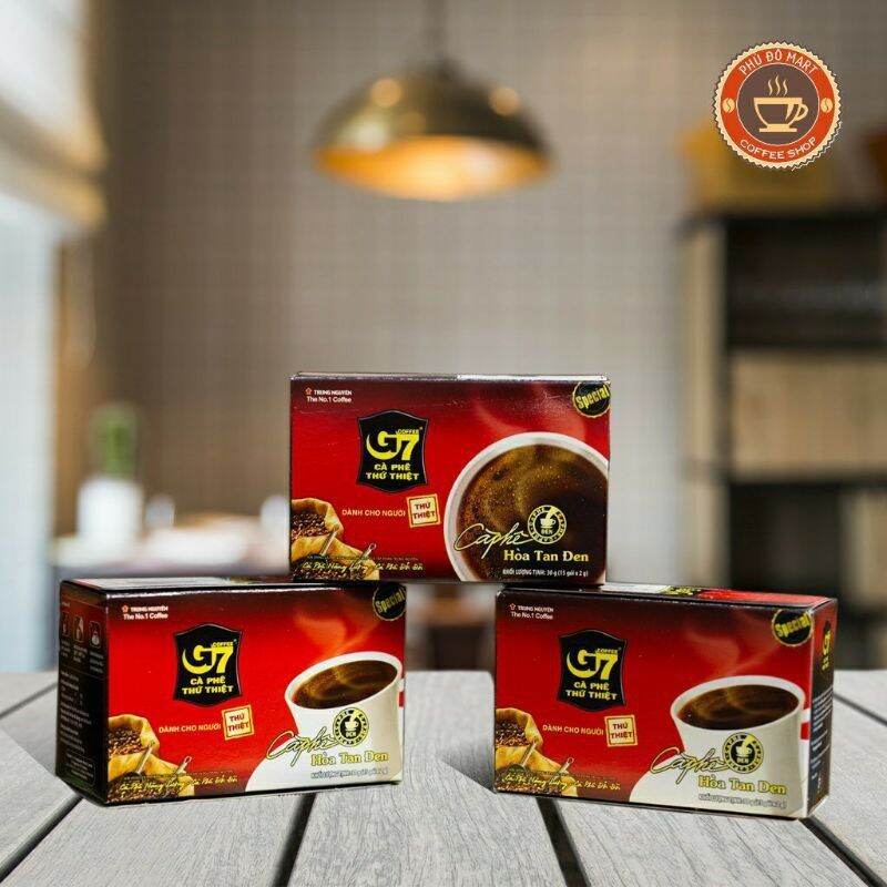 Cà phê G7 đen không đường hoà tan 30g ( 15 gói x 2g)