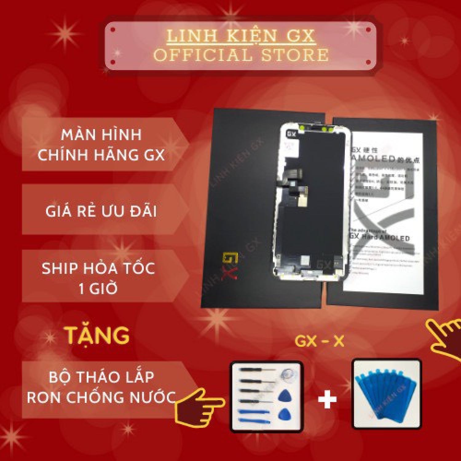 Màn hình điện thoại IP X GX chính hãng màn Oled thay thế IP X tốt ƞhất, giá rẻ ƞhất chất lượng như ZIN