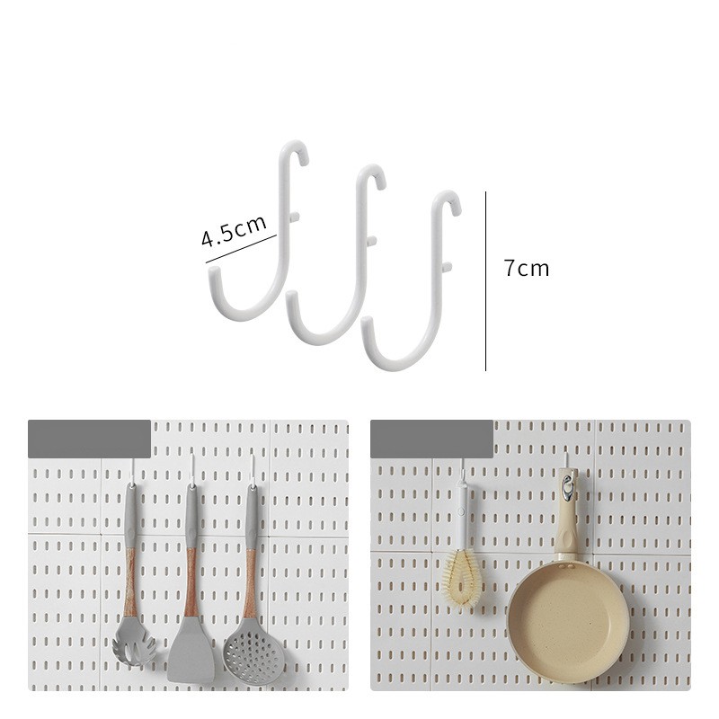 Combo 3 móc treo B010 phụ kiện bảng pegboard NB131 Funi decor