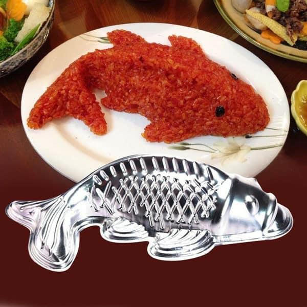 Khuôn bánh, rau câu, cơm xôi hình cá chép lớn - 2403