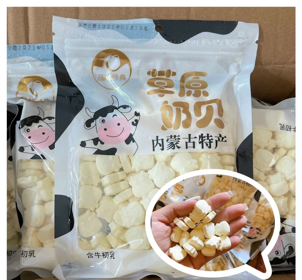 Kẹo Sữa Bò Non Viên Nén Đặc Sản Mông Cổ Siêu Ngon - Gói 250gr [SIÊU RẺ]