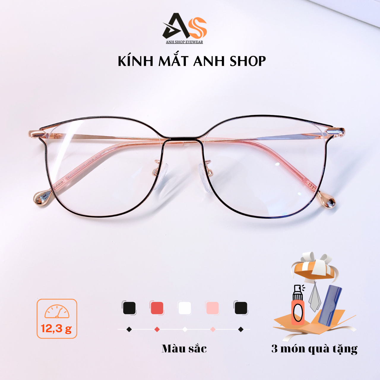Kính mắt mèo nam nữ thời trang 72835A