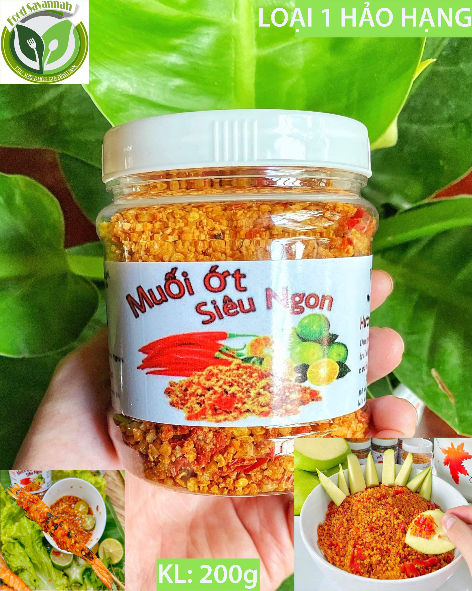 [ CHẤM GÌ CŨNG NGON ] Muối Ớt Siêu Ngon Loại Ngon Hảo Hạng Hũ 220g Giá Cực Rẻ, Thơm Cay Đậm Đà Vừa Ă