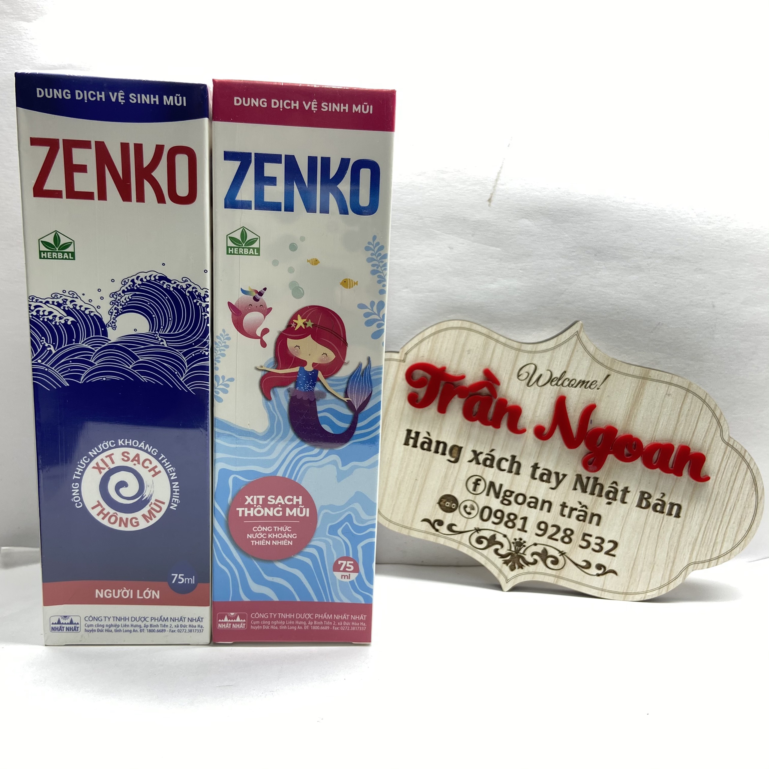 Dung dịch vệ sinh mũi zenko - chai 75ml