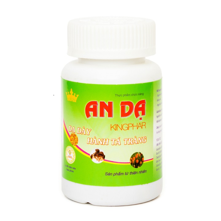 Combo 2 hộp Viên Uống An Dạ - Giảm Đau Dạ Dày Hành Tá Tràng,Đau Rát Thượng Vị