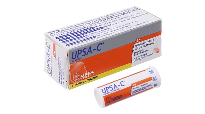 Upsa-c 1g tuýp 10 viên