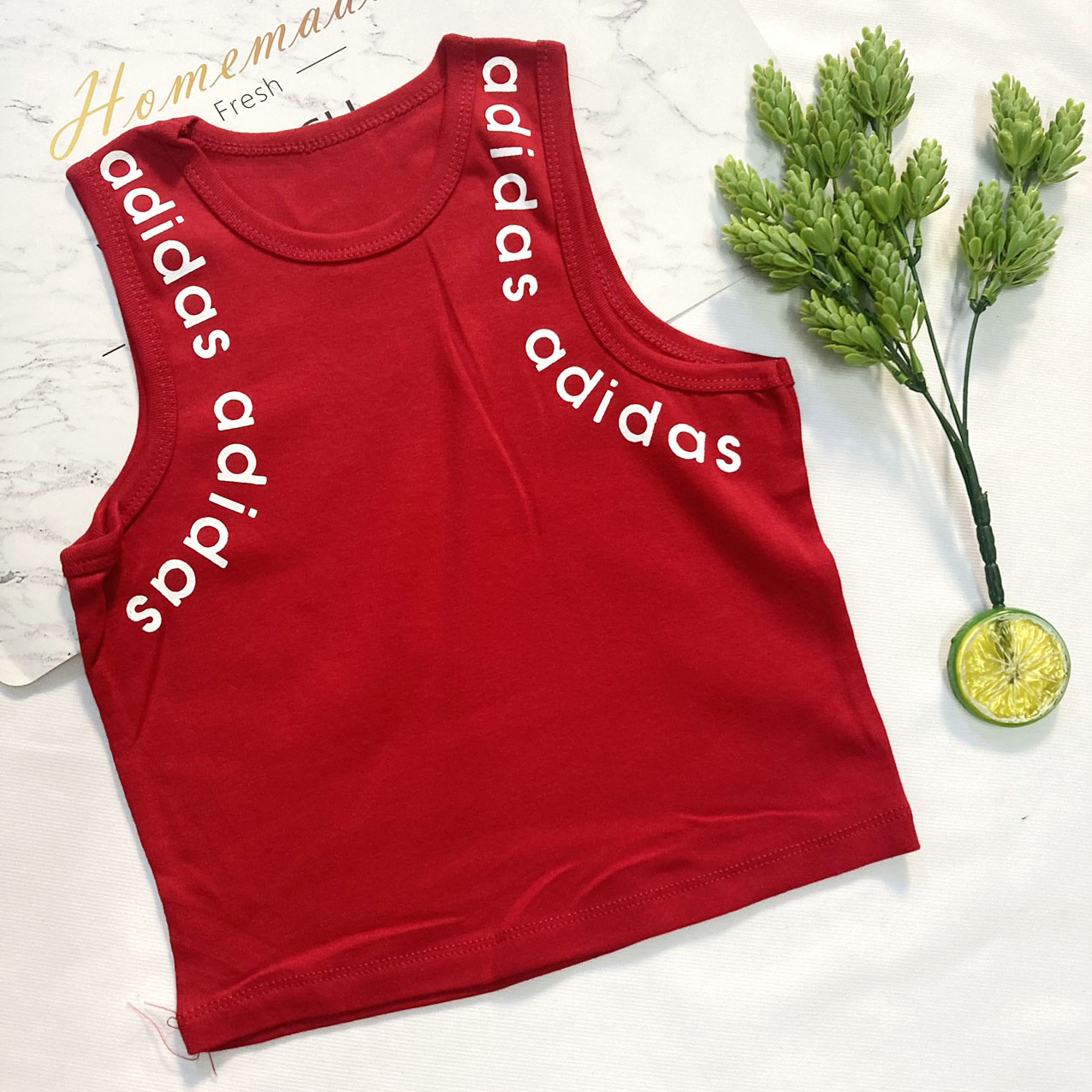 Áo Thun sát nách Nữ fom ôm freesize từ 30-40kg chất Borip dáng croptop in chữ - TOP29