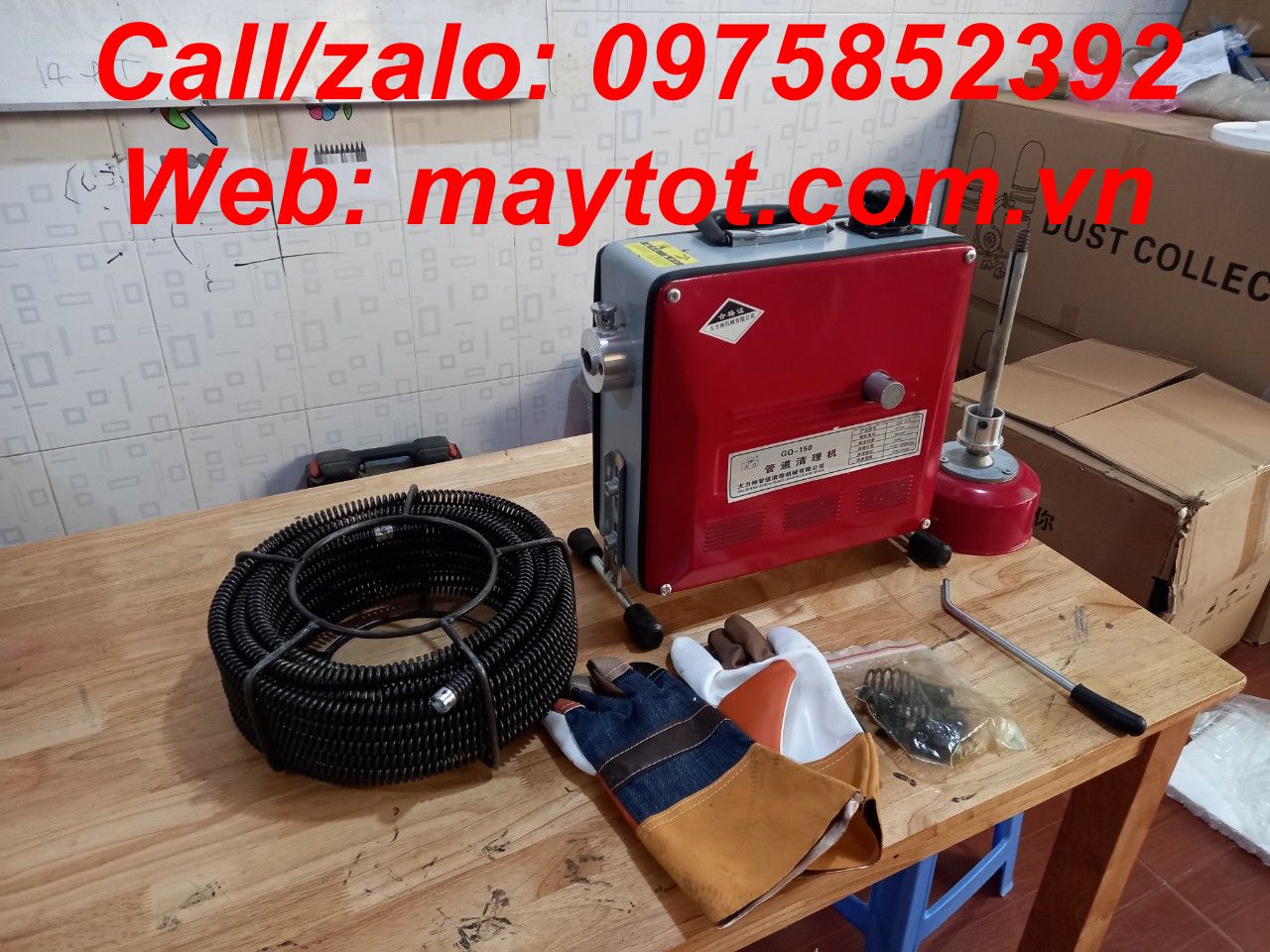 Máy thông cống gq 150 công suất 900w