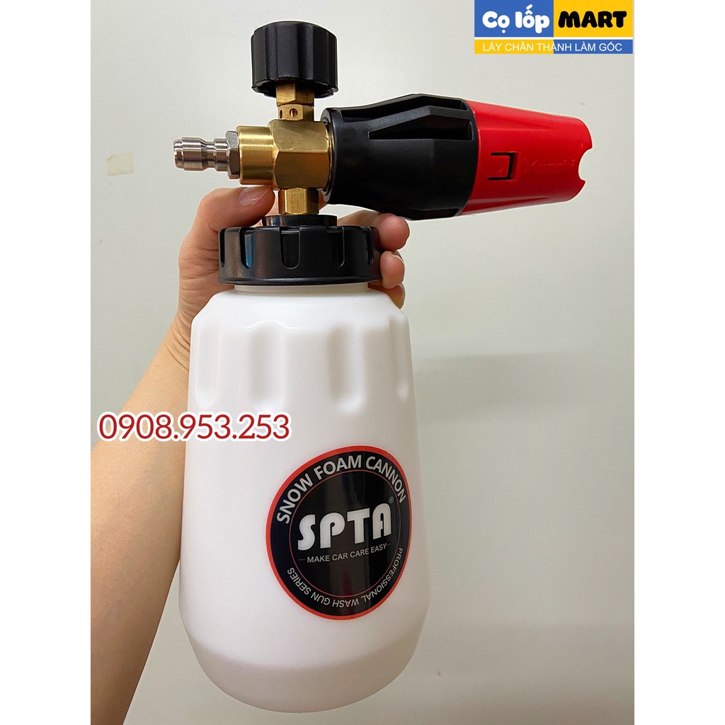 Bình phun tạo bọt tuyết 1000ml cannon spta , bình tạo bọt tuyết dùng cho máy rửa xe