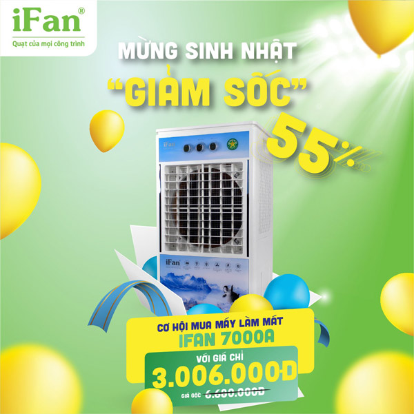 Quạt điều hòa iFan 7000A
