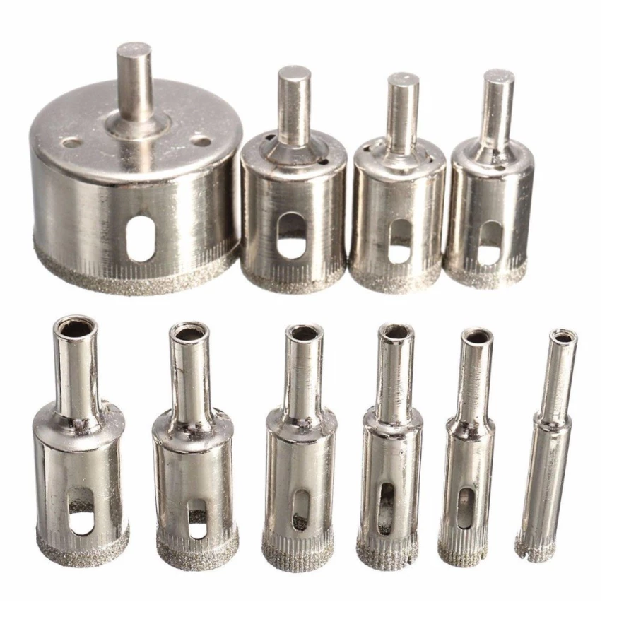 [HCM]Mũi Khoan Kính, Khoan Đá Khoét Lỗ Full Size Các Kích Cở Từ 25mm - 50mm Cao Cấp NUR