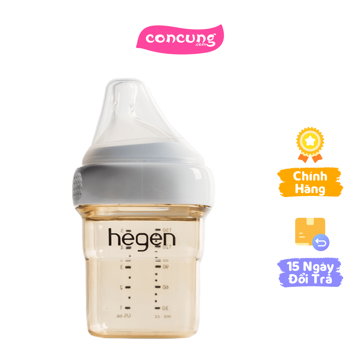 Bình sữa Hegen PPSU 150ml (1-3 M)