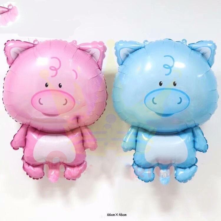 Bóng hình heo xanh/ hồng