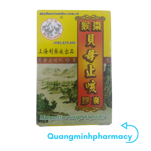 Viên uống giảm ho margaritae cough capsules 30 viên - hàng loại 1