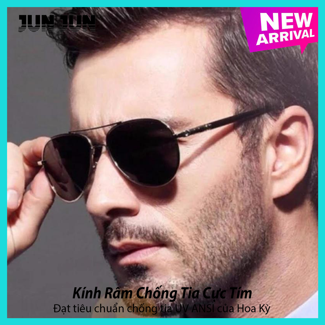 [Siêu phẩm] Mắt Kính Thời Trang Nam Cao Cấp Tròng Kính Chống Tia UV- Tặng Kèm Mắt Kính Xuyên Đêm HOT136