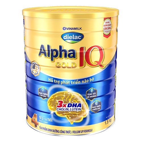 Sữa bột dielac alpha gold 4 - 900g - vinamilk dành cho trẻ từ 2-6 tuổi - nemo.mart