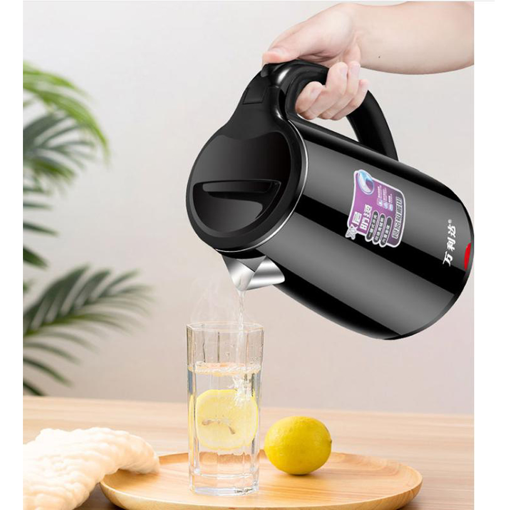 [HÀNG XỊN]Bình Đun Nước Siêu Tốc Thái Lan - Lòng Ruột INOX Không Gỉ Cao Cấp, Dug Tích 2.5L - Vỏ Nhựa PP An Toàn - Đế Xoay 360 Độ Có Thể Nấu Ở Nhiều Góc Độ - Bảo Hành 6 Tháng