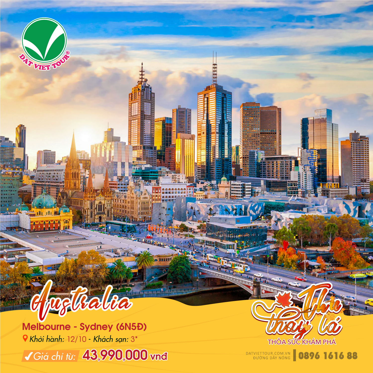 Úc: Melbourne | Sydney (6N5Đ)