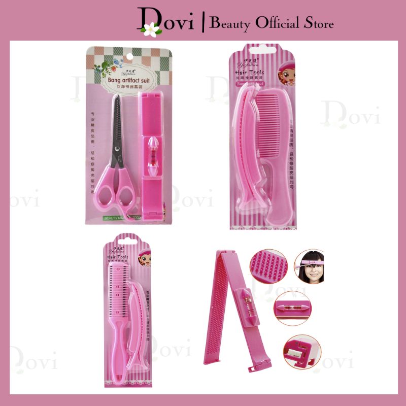 [HCM]Bộ Dụng Cụ Cắt Tóc Mái , Tỉa Mái Cho Nữ Bé Gái Bé Nam