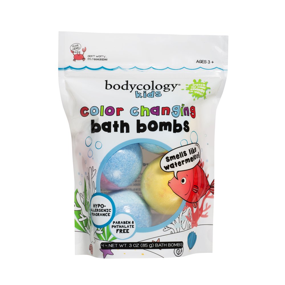 [HCM]Bom tắm Bodycology Kids Watermelon Color Changing Bath Bomb 4 Count Walmart bill