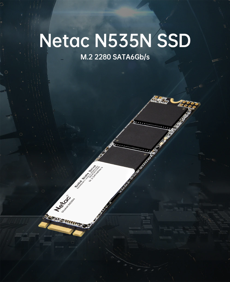 SSD Netac M2 SATA 128Gb/256Gb/512Gb. Bảo hành 3 năm