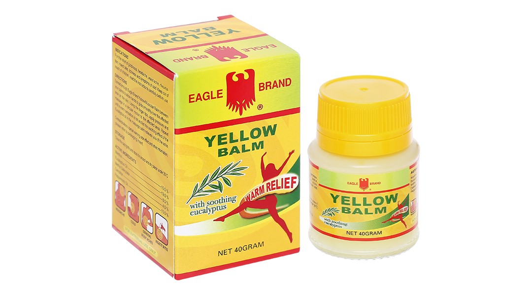 Dầu xoa Eagle Brand Yellow Balm lọ 40g