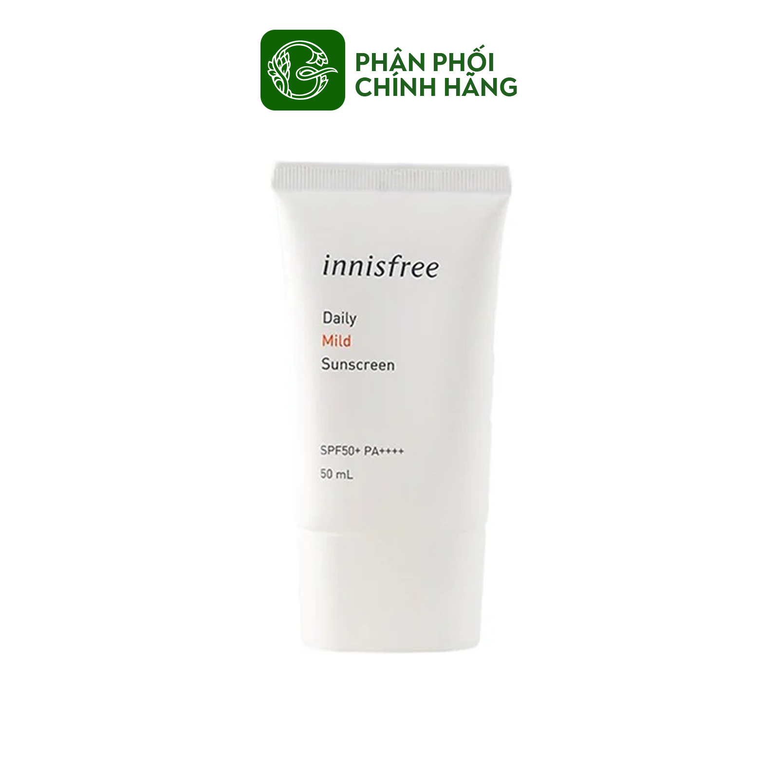 Kem chống nắng bảo vệ da, thấm nhanh, nhẹ dịu dùng hằng ngày Innisfree Daily Mild Sunscreen SPF50+/PA++++ 50ml