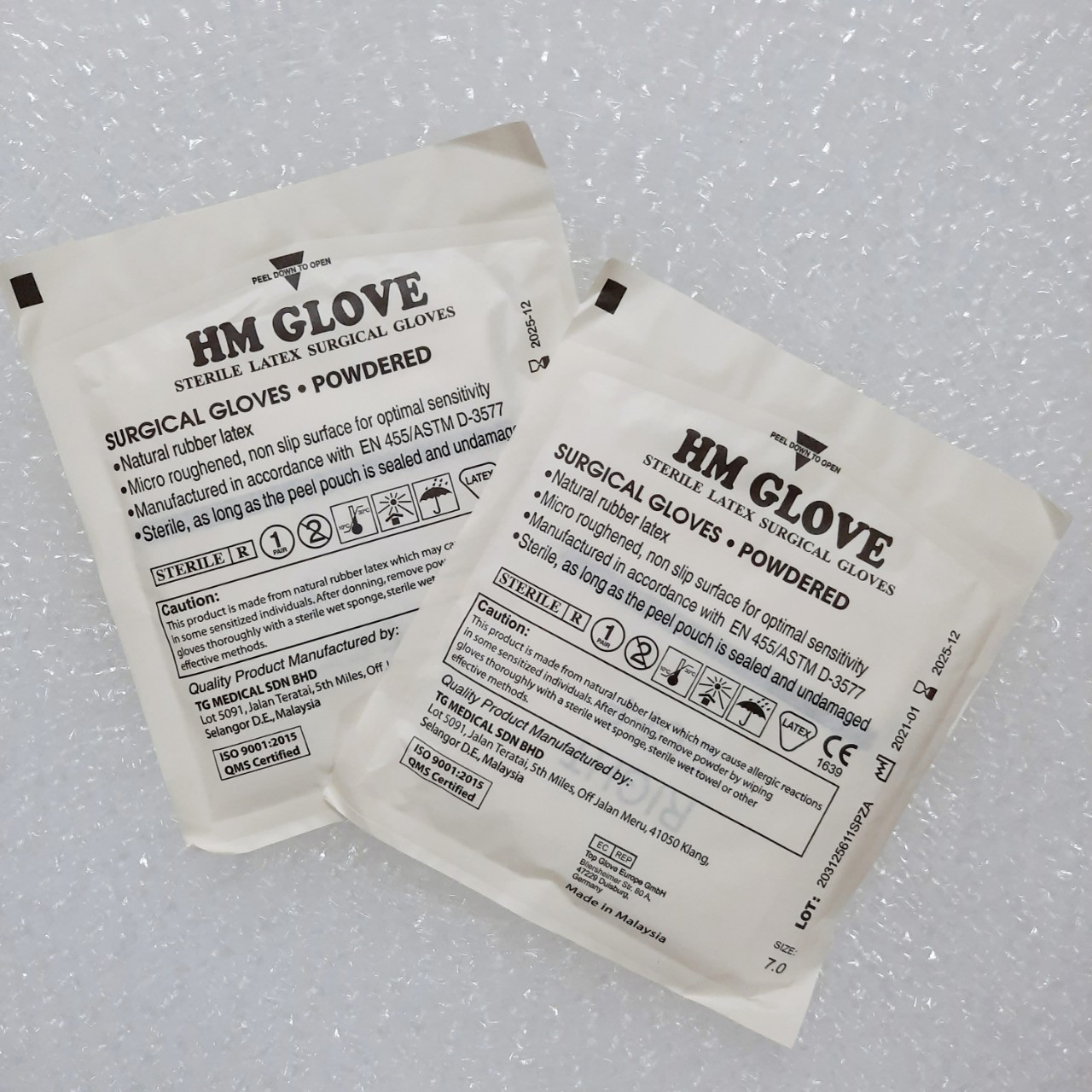 Gang tay y tế tiệt trùng HM Glove
