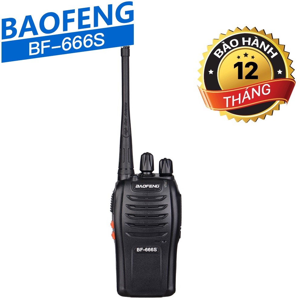 Bộ đàm Baofeng BF-666S - BH:12 Tháng