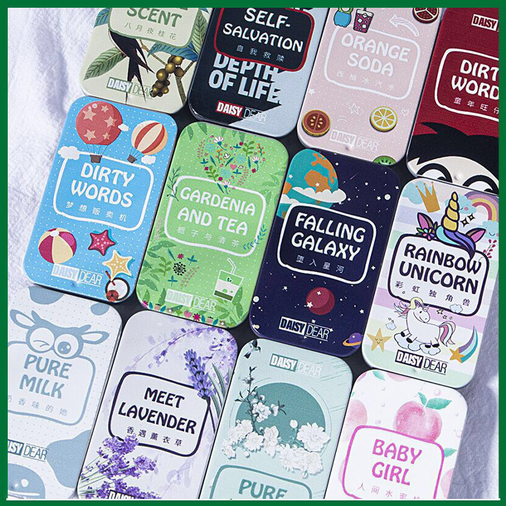 SET 12 Nước Hoa Khô Dạng Sáp Daisy Dear, Nước Hoa Hộp Nhỏ Xinh Xắn 12 mùi hương thơm cho cả nam và nữ, ☘️ BODY CARE SHOP ☘️ A28