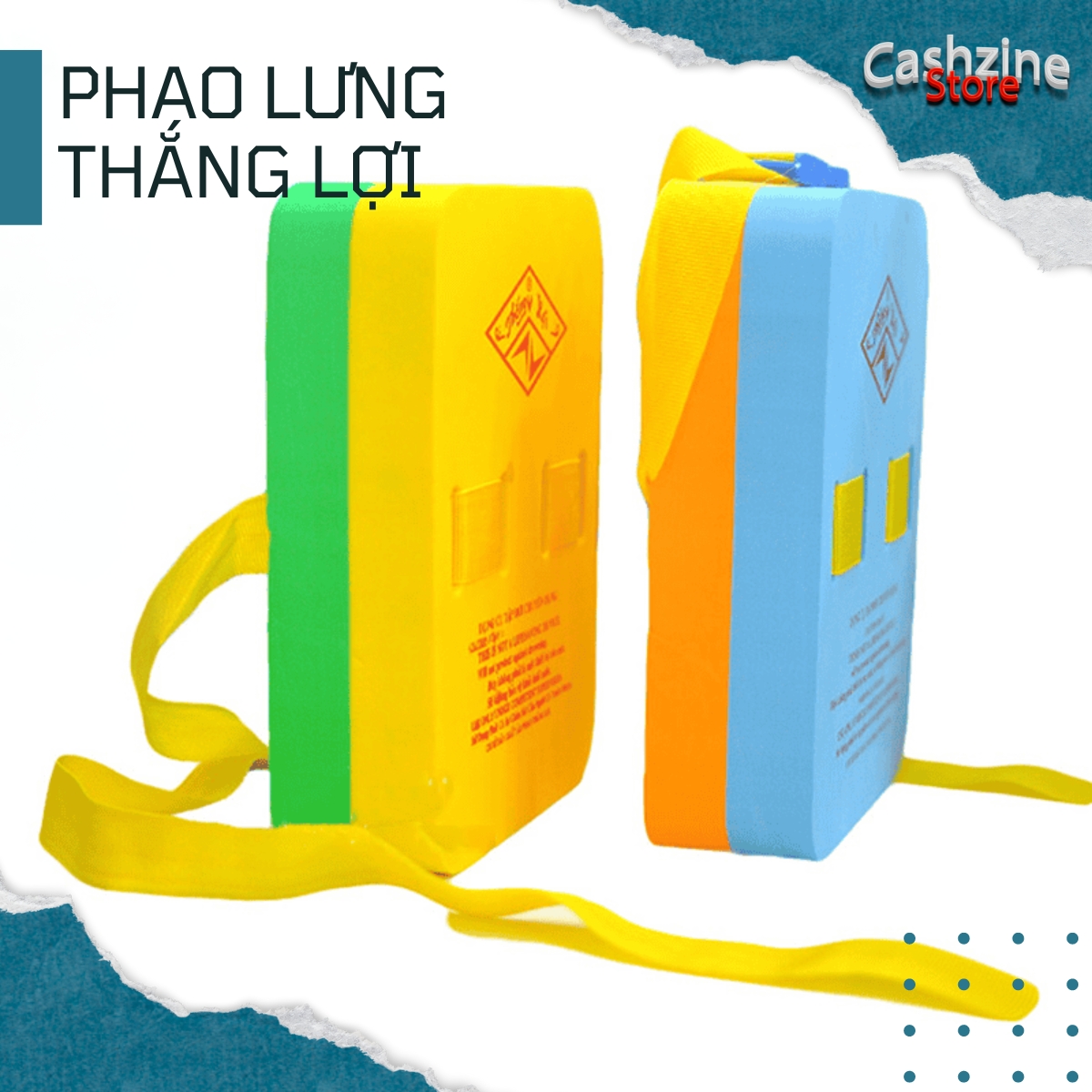 Phao lưng tập bơi cho bé, chính hãng Thắng Lợi Hàng chính hãng