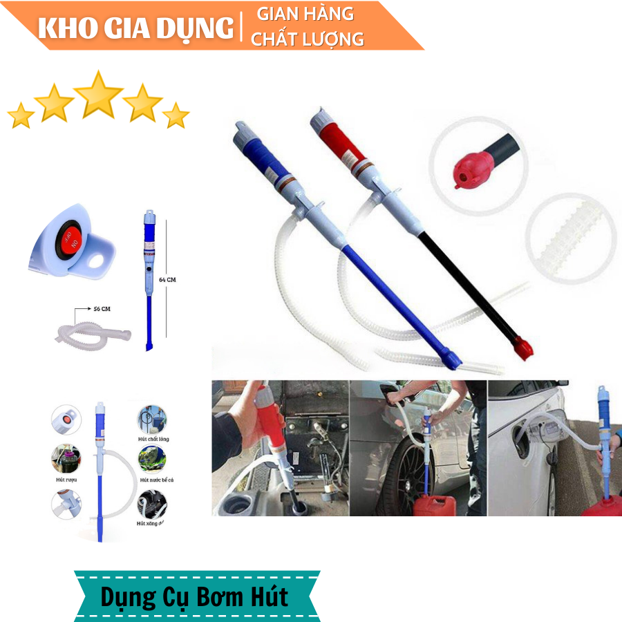 Dụng cụ bơm hút chất lỏng hóa chất máy hút xăng dầu bơm hút rượu nước mini tự động cầm tay