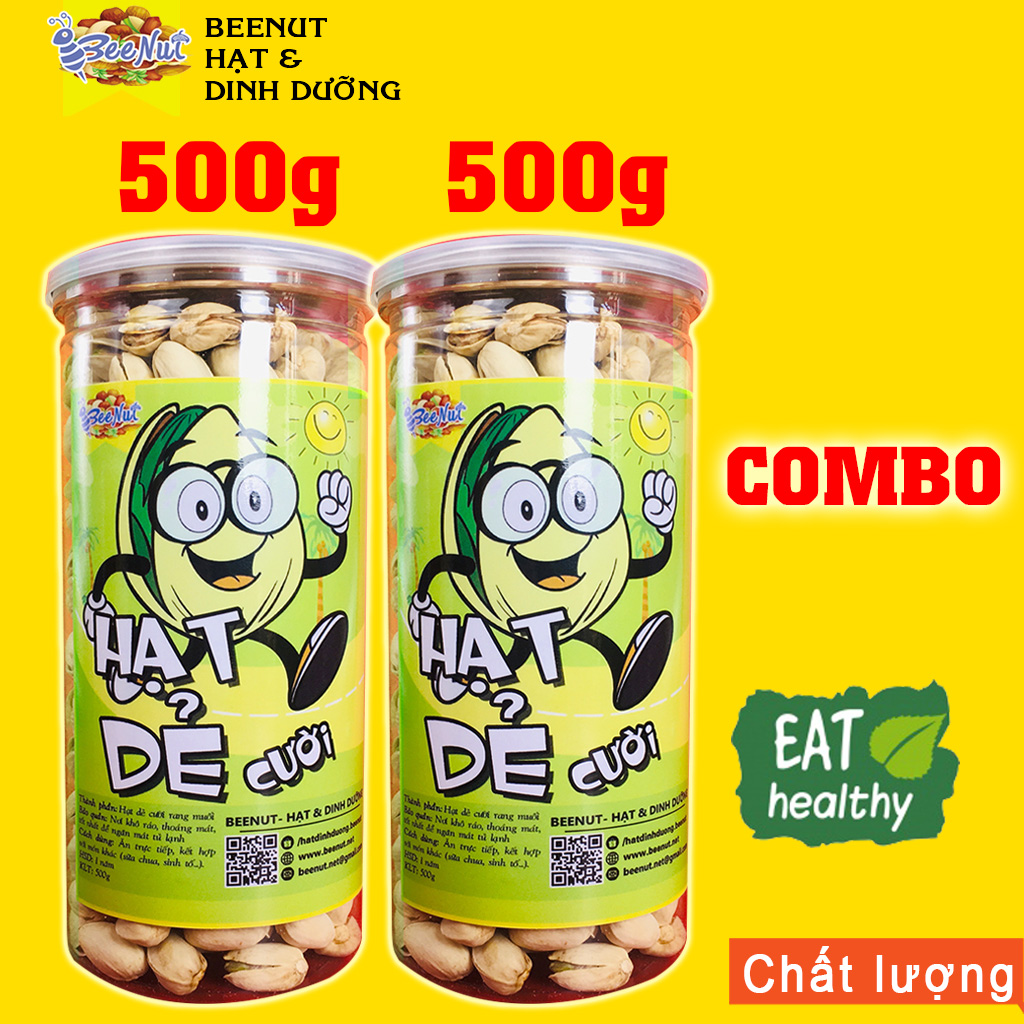 Hạt dẻ cười Pistachio Hạt dẻ không tẩy trắng không bị yểu - Hạt dinh dưỡng BeeNut
