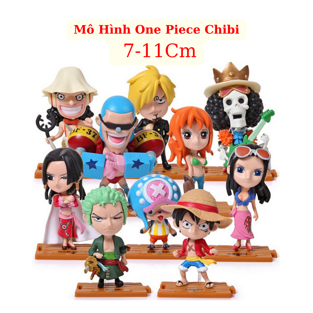 Không thể bỏ qua bộ sưu tập One Piece chibi vô cùng thu hút! Những nhân vật quen thuộc trong One Piece đã được chuyển hóa với hình dáng chibi, tạo nên sự khác biệt và hài hước đầy cuốn hút. Điều đặc biệt, chúng được thiết kế với chất lượng cao, đảm bảo sẽ làm hài lòng tất cả các fan của series này.