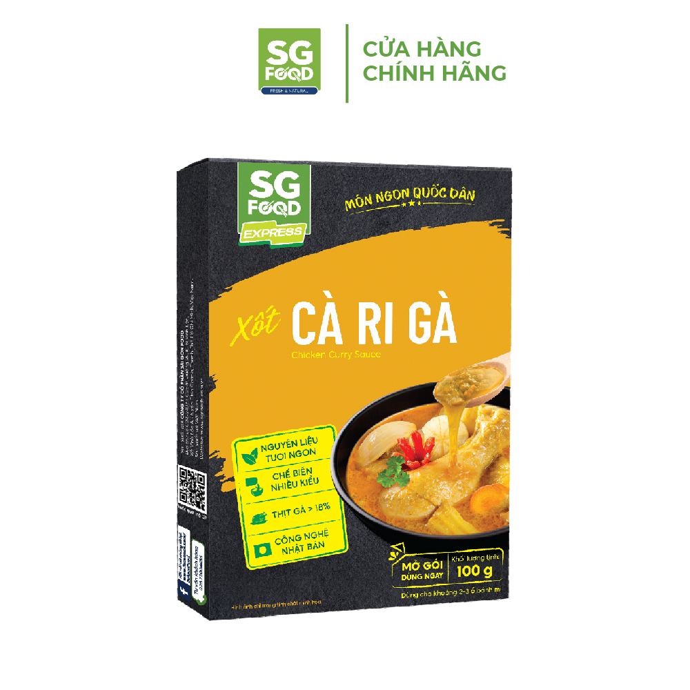 Xốt Cà Ri Gà SG Food 100g