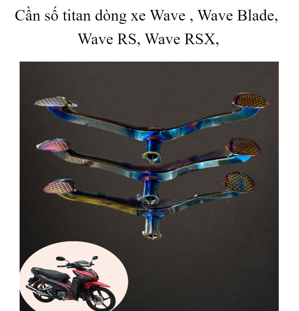 Cần số titan xe wave rs, wave rsx, future, Hona Blade, siêu đẹp, gian hàng uy tín, mua ngay- Hàng Cty