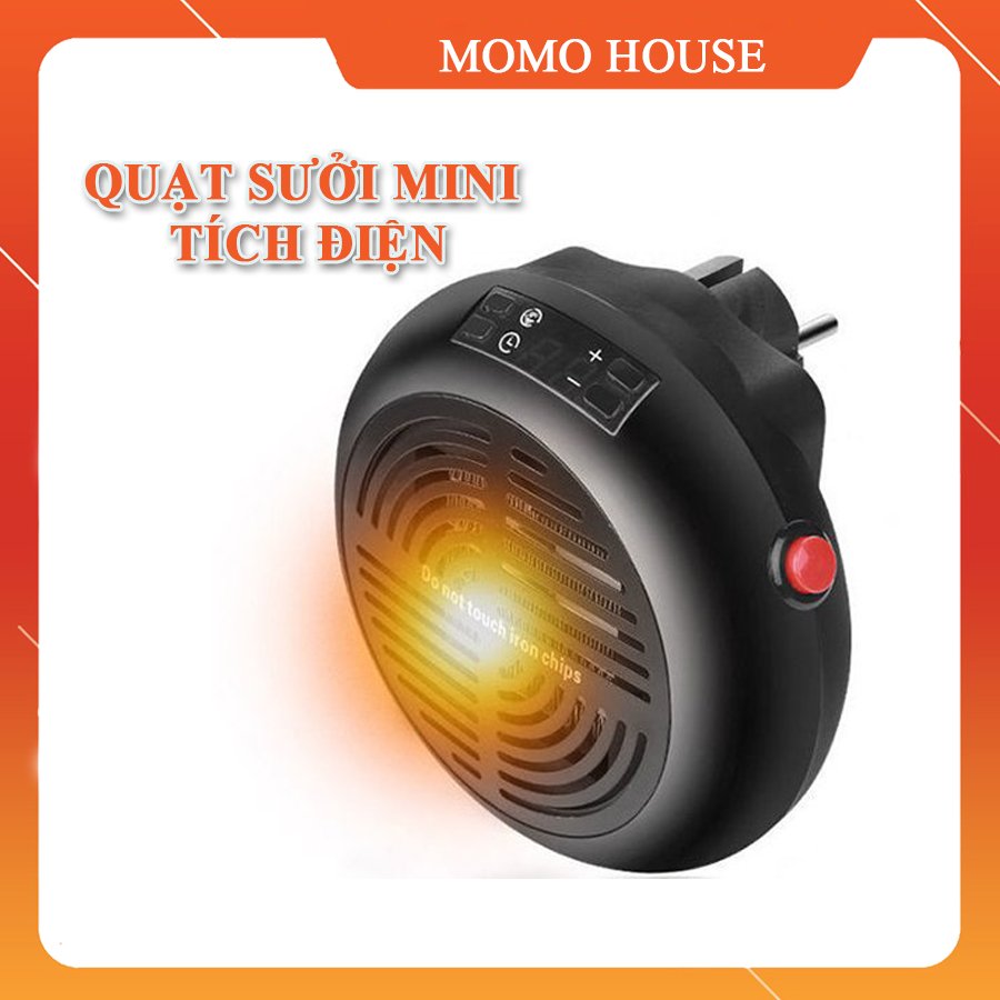 Quạt sưởi mini tích điện đa năng, thiết bị sưởi gia đình tiết kiệm điện năng, có chức năng điều chỉnh nhiệt độ