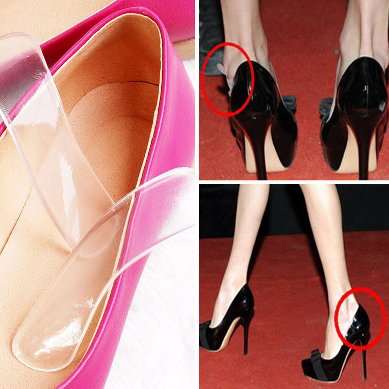 Miếng dán lót gót giày silicon bảo vệ gót chân sau 4D Heel Liners cao cấp, chống thốn và trầy chân khi mang giày chật hoặc giày cao gót